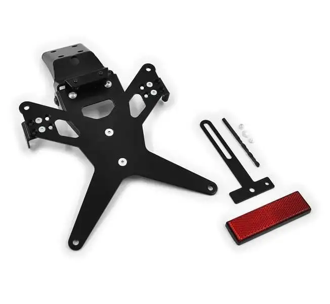 KIT Portatarga X-Line Ibex Zieger per Yamaha R1 07-08 regolabile con Lucetarga LED + Catadiottro