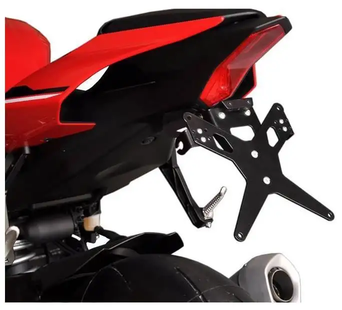 KIT Portatarga X-Line Ibex Zieger per Yamaha R1 15-21 regolabile con Lucetarga LED + Catadiottro
