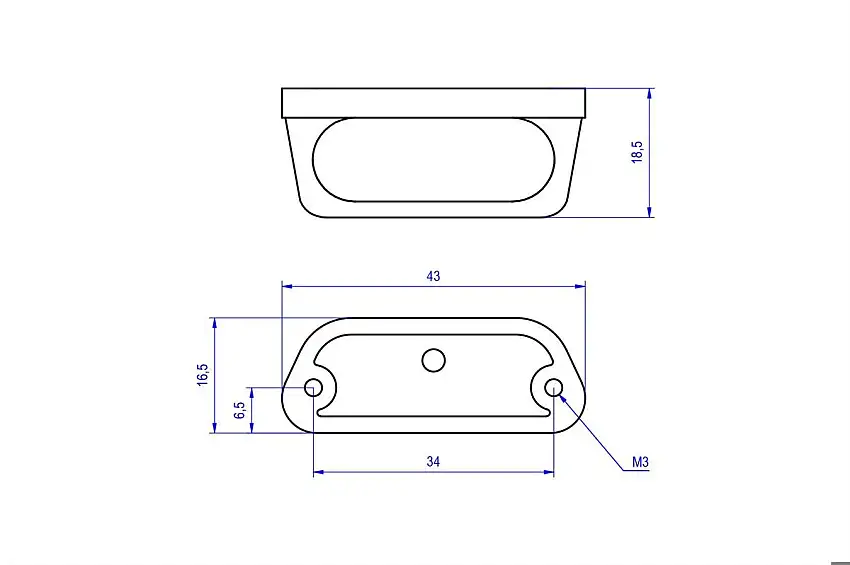 Luce targa led MINI CNC Racing