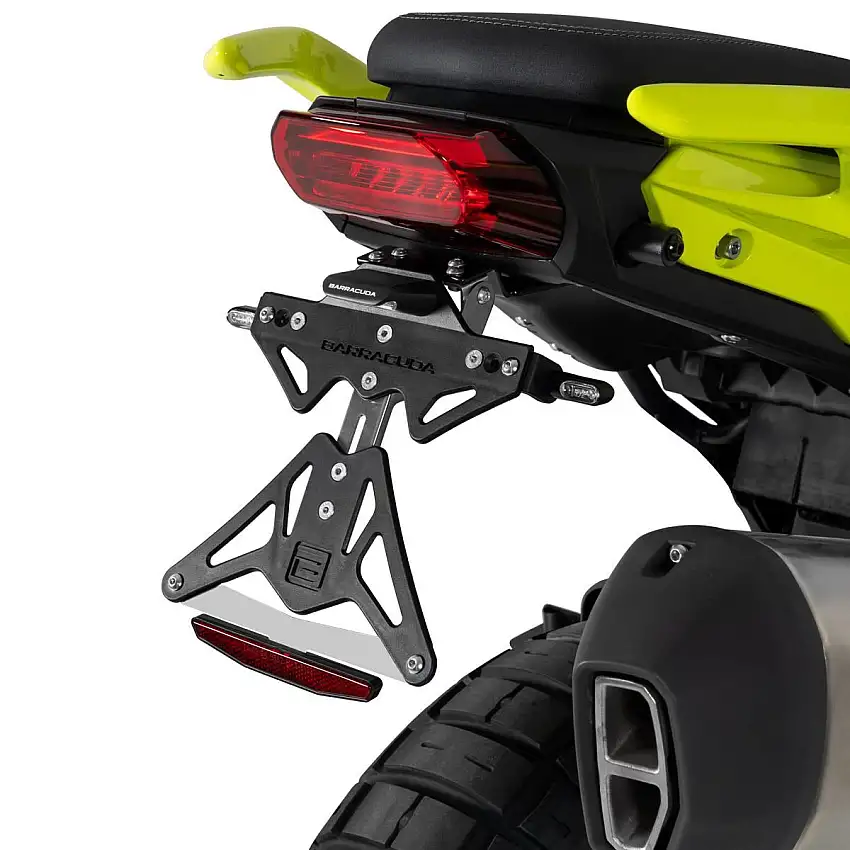 Portatarga Barracuda per Benelli TRK 702 X 23-24 regolabile