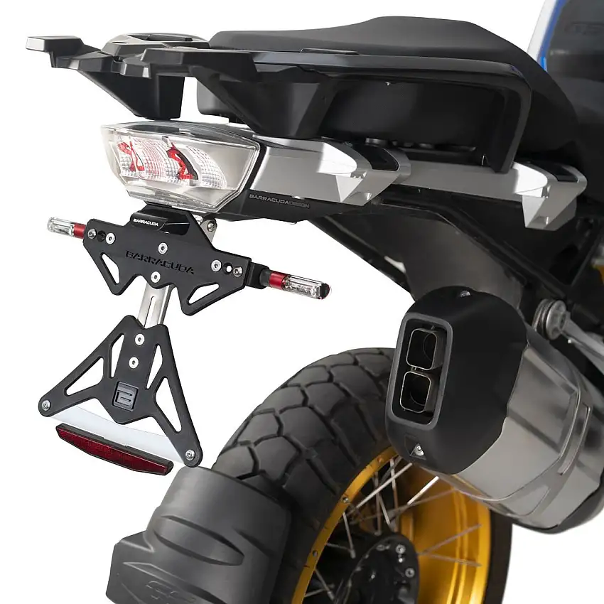 Portatarga Barracuda per BMW R 1250 GS 19-23 regolabile