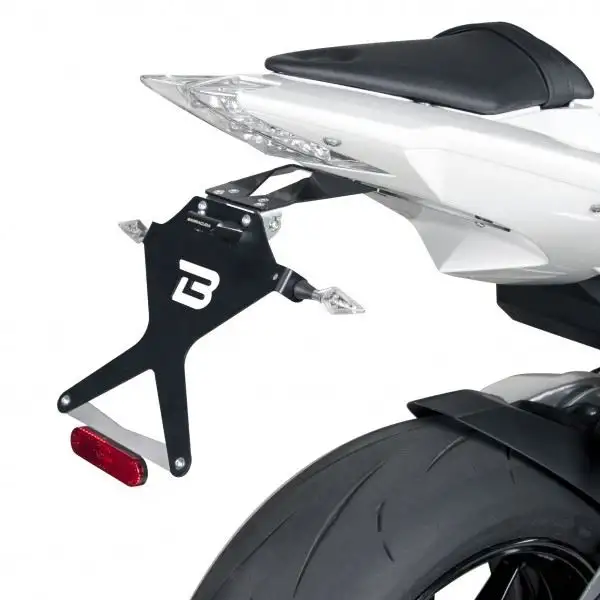 Portatarga Barracuda per BMW S 1000 RR 09-19 regolabile