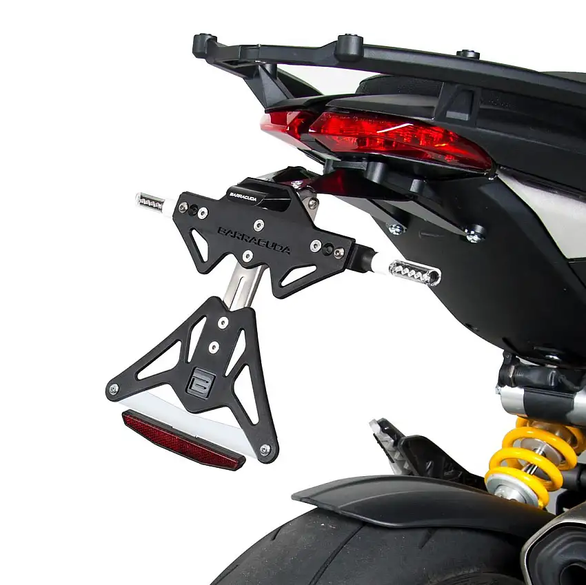 Portatarga Barracuda per Ducati Hypermotard 821 2015 regolabile
