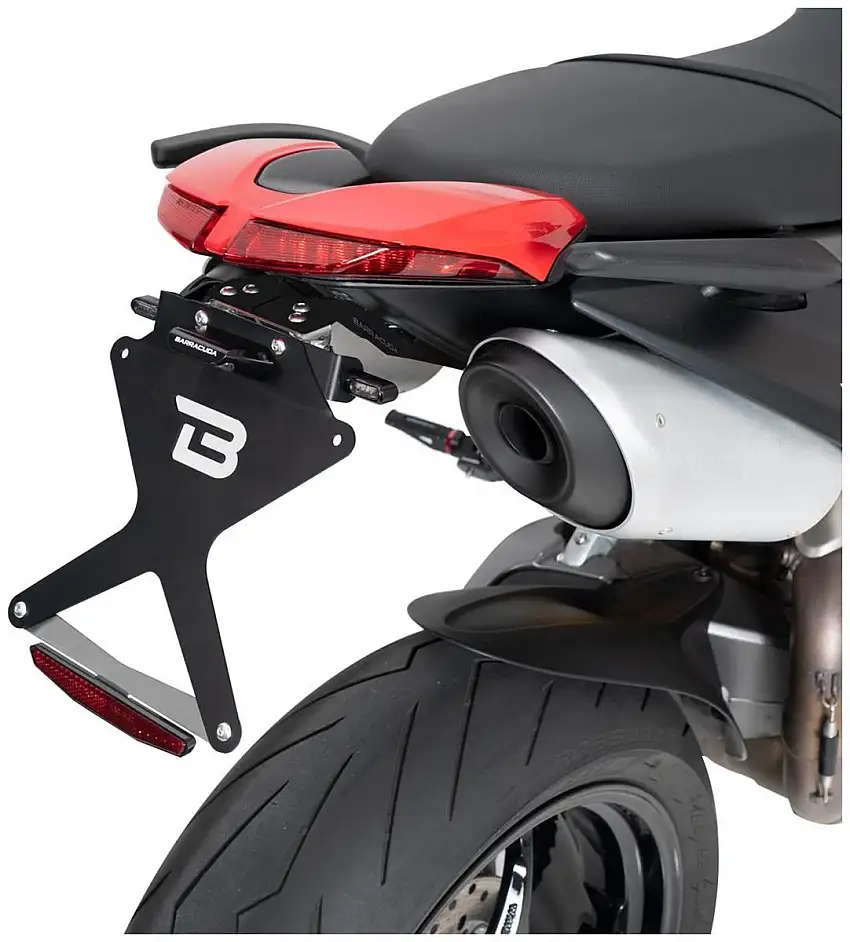 Portatarga Barracuda per Ducati Hypermotard 950 20-24 regolabile