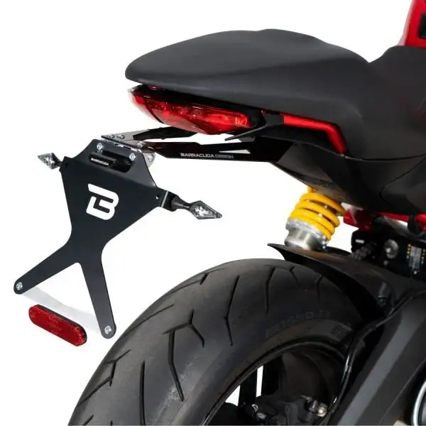 Portatarga Barracuda per Ducati Monster 797 17-20 regolabile