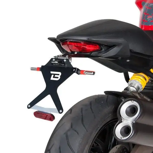 Portatarga Barracuda per Ducati Monster 821 14-17 regolabile