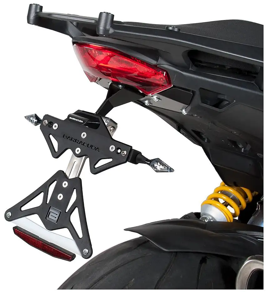 Portatarga Barracuda per Ducati Multistrada 1200 S GT 12-14 regolabile