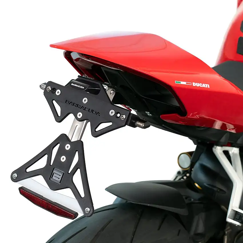 Portatarga Barracuda per Ducati Panigale V2 20-23 regolabile