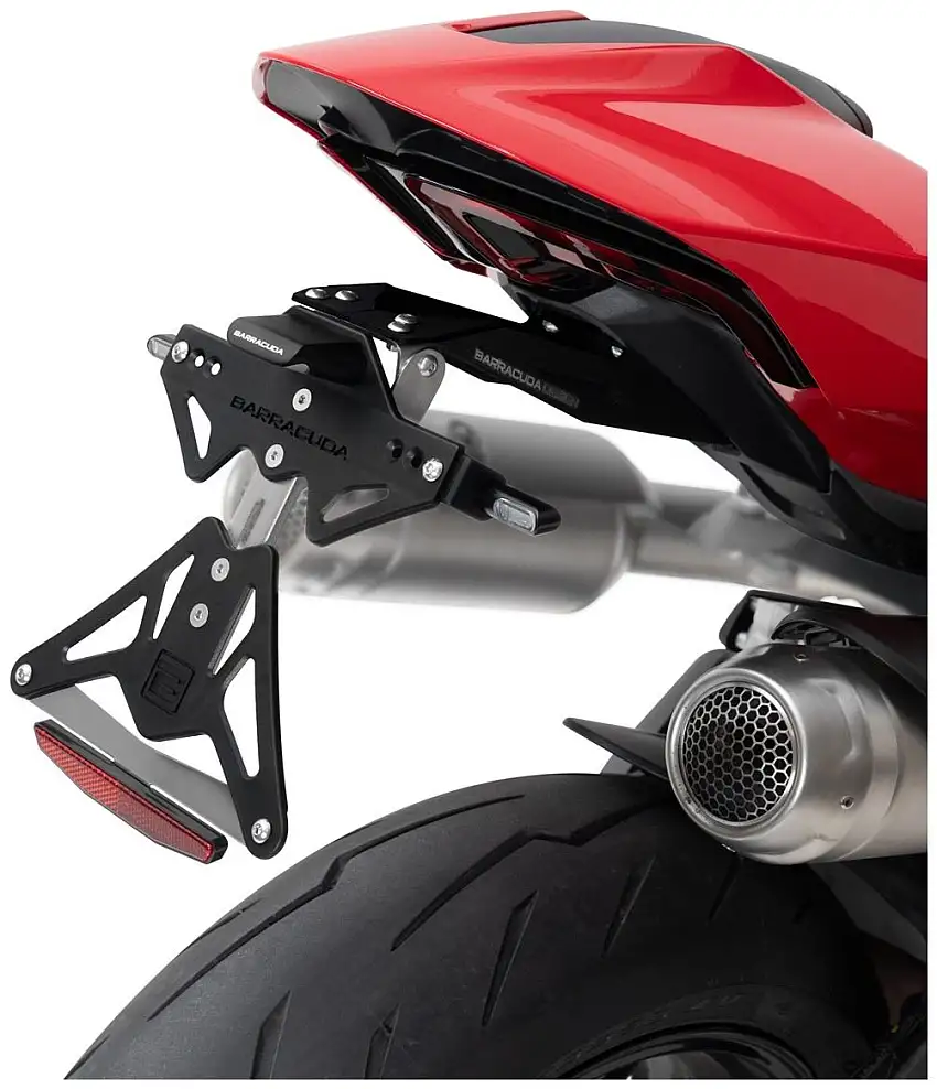 Portatarga Barracuda per Ducati Panigale V2 2025 regolabile