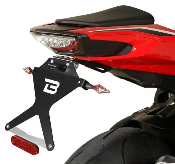 Portatarga Barracuda per Honda CBR 1000 RR 17-19 regolabile