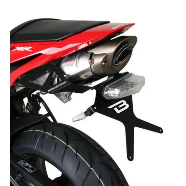 Portatarga Barracuda per Honda CBR 600 RR 07-12 regolabile con faro posteriore
