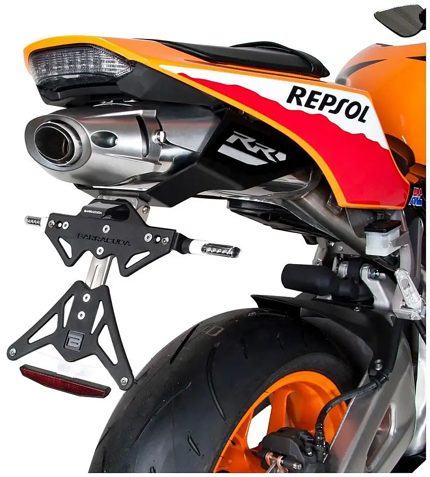 Portatarga Barracuda per Honda CBR 600 RR 13-19 regolabile