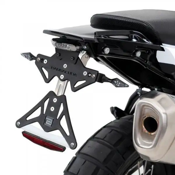 Kit Portatarga Barracuda per Husqvarna Norden 901 2022 regolabile con faro posteriore