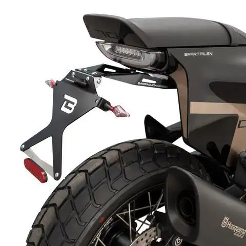 Portatarga Barracuda per Husqvarna Svartpilen 701 19-22 regolabile