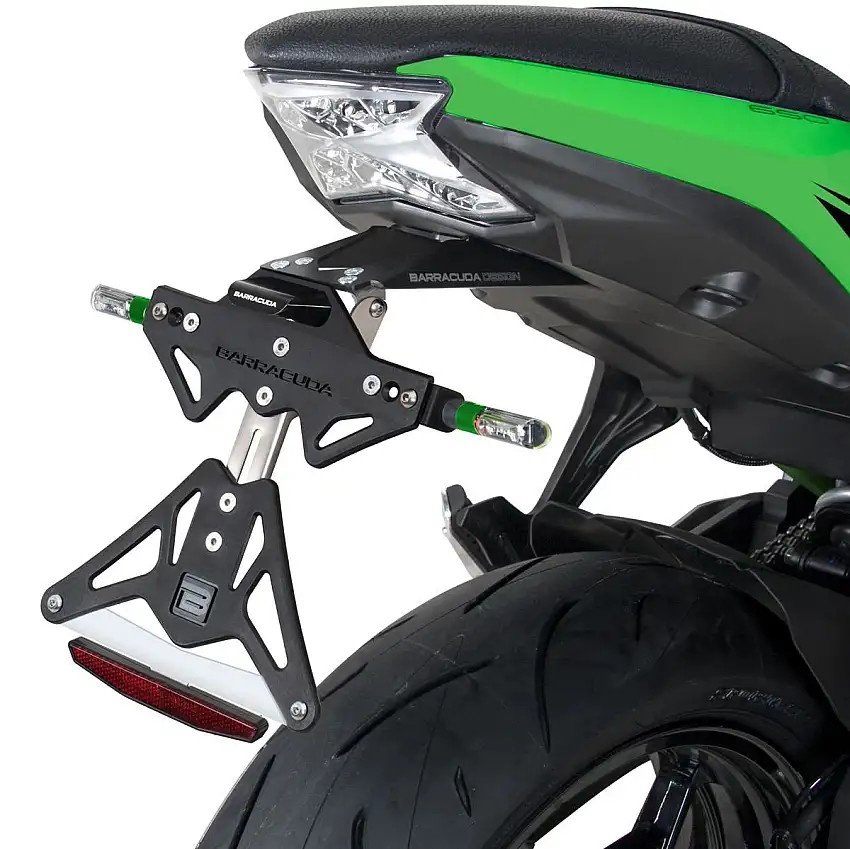 Portatarga Barracuda per Kawasaki Ninja 650 17-24 regolabile