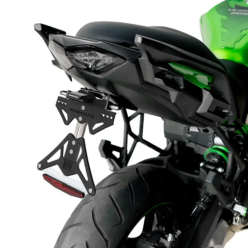 Portatarga Barracuda per Kawasaki Versys 650 14-21 regolabile