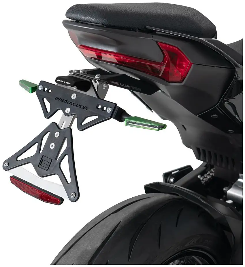 Portatarga Barracuda per Kawasaki Z 900 2025 regolabile