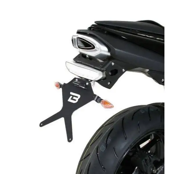 Portatarga Barracuda per Kawasaki ZX-6R 07-08 regolabile