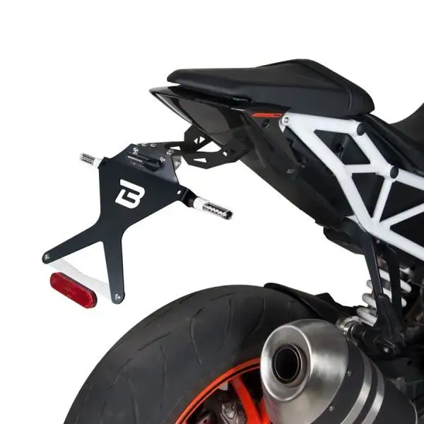 Portatarga Barracuda per KTM 1290 Super Duke 17-19 regolabile