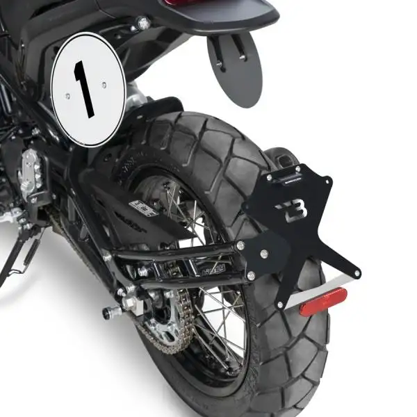 Portatarga Barracuda SIDE NAKED per Benelli Leoncino 500 19-20