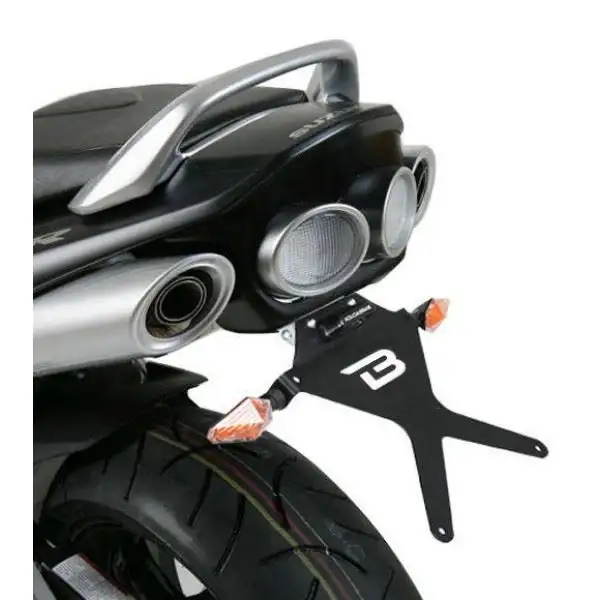Portatarga Barracuda per Suzuki GSR 600 06-11 regolabile con codino ABS