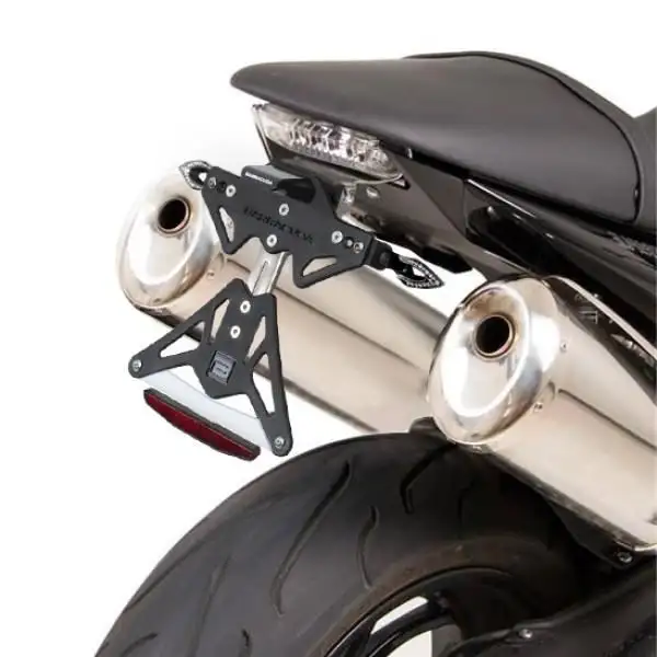 Kit Portatarga Barracuda per Triumph Speed Triple 1050 08-10 regolabile con faro posteriore