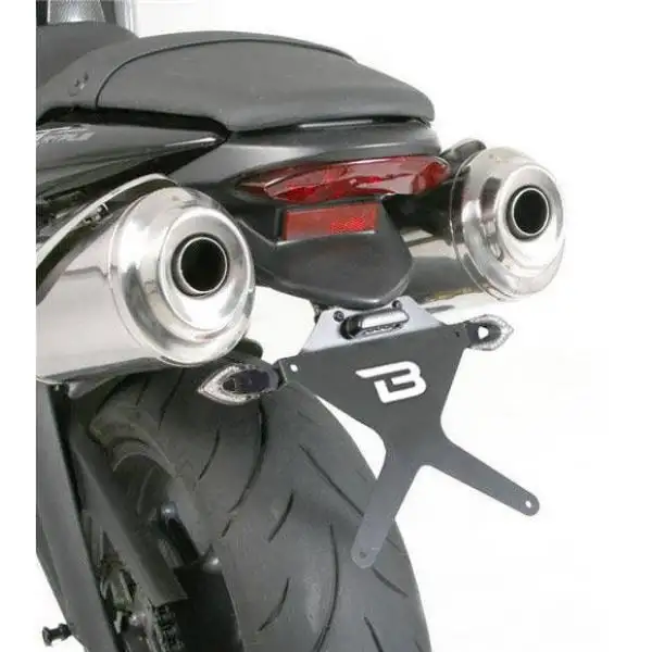 Portatarga Barracuda per Triumph Street Triple 675 08-12 regolabile