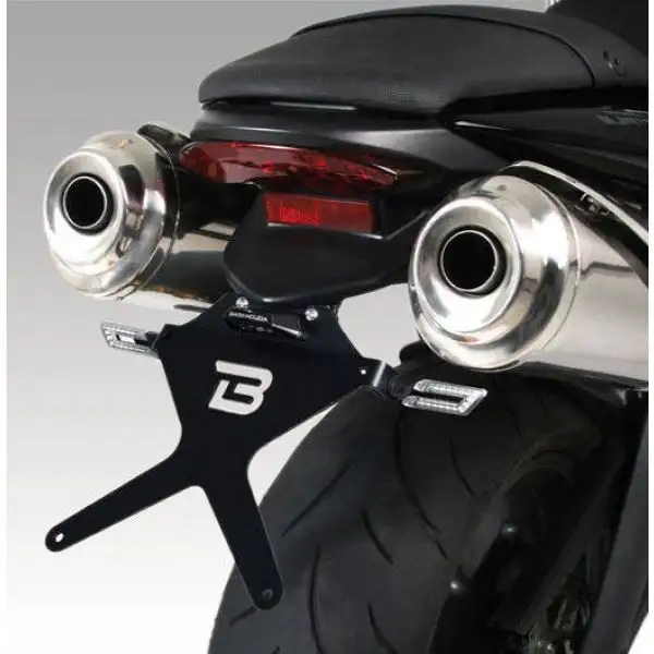 Portatarga Barracuda per Triumph Street Triple 675 R 11-12 regolabile