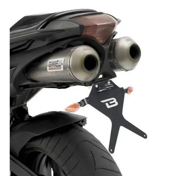 Portatarga Barracuda per Yamaha FZ6 Naked S2 07-10 regolabile