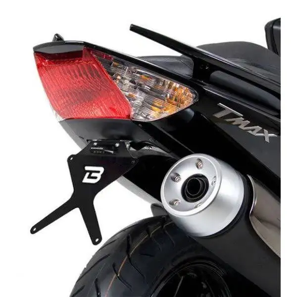 Portatarga Barracuda per Yamaha T-Max 500 08-11 regolabile + sottocodone in ABS