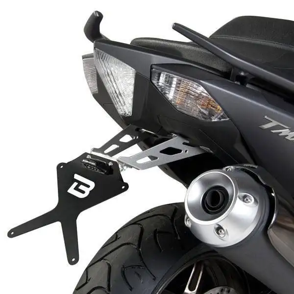 Portatarga Barracuda per Yamaha T-Max 530 12-16 regolabile