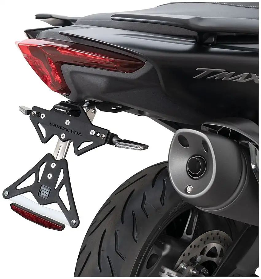 Portatarga Barracuda per Yamaha T-Max 560 20-21 regolabile