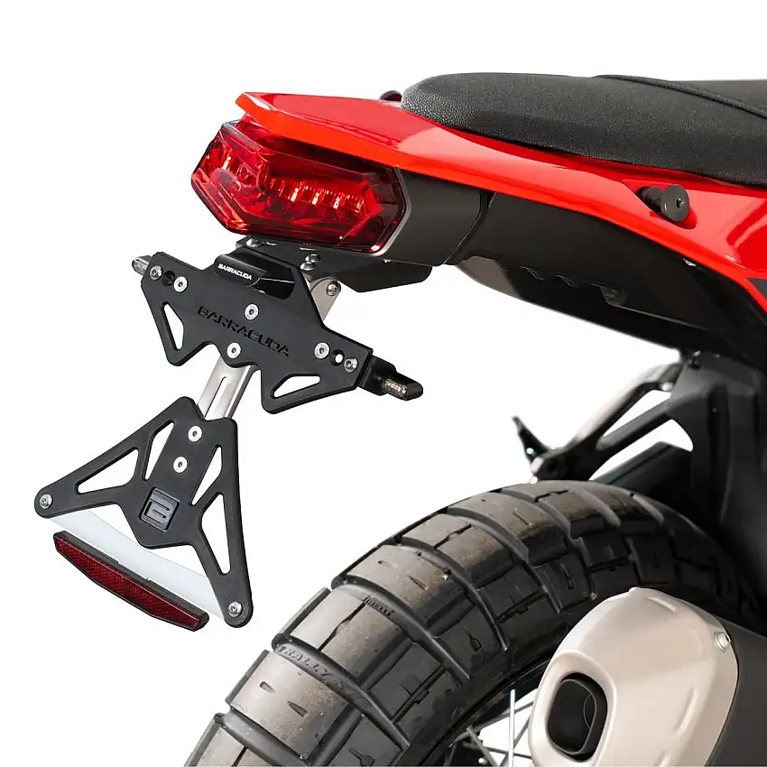 Portatarga Barracuda per Yamaha Ténéré 700 19-23 regolabile