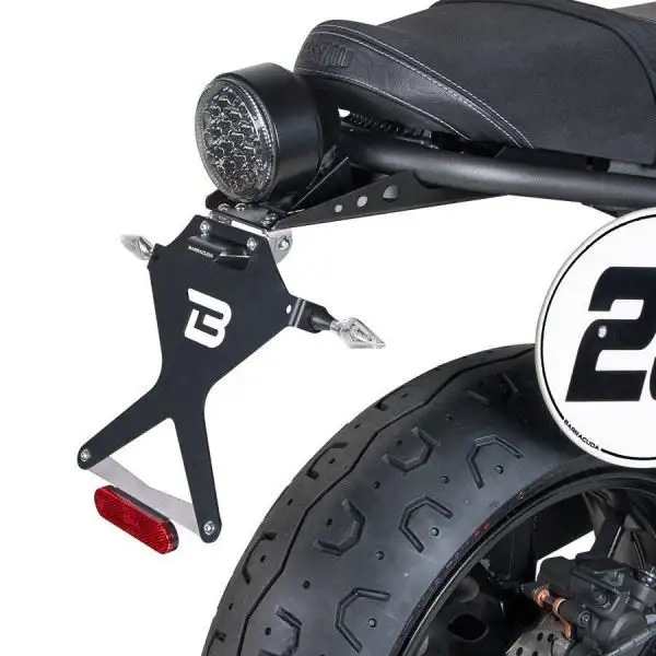 Portatarga Barracuda per Yamaha XSR 700 16-21 regolabile