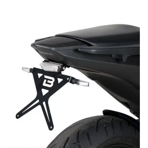 Kit Portatarga Barracuda per Honda NC 750 X 12-14 regolabile con faro posteriore