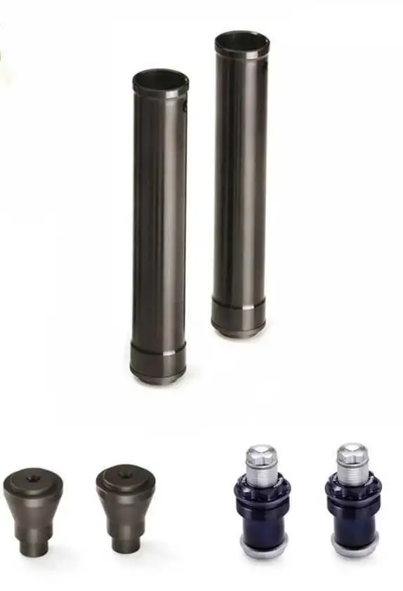 Kit tappi precarico Matris FKE (coppia) per Honda Dominator NX 650 95-00 (forcella tipo Showa) / (il kit mantiene il set molle originale)
