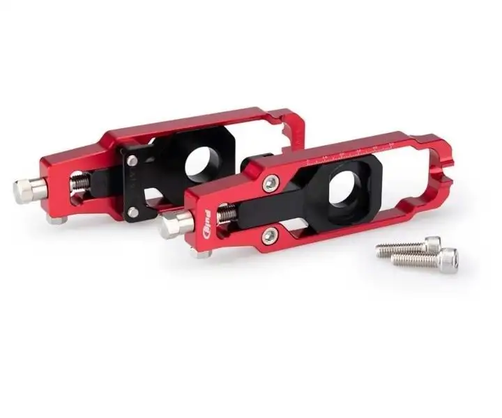 Tenditori catena Puig per Aprilia RS 660 21-25 colore rosso