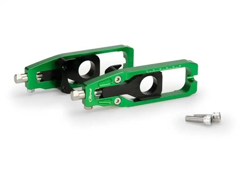 Tenditori catena Puig per Aprilia RSV4 1000 Factory 09-14 colore verde