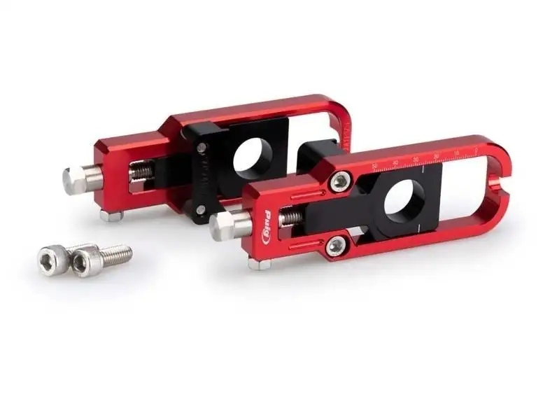 Tenditori catena Puig per Honda Africa Twin CRF 1100 L Adventure Sports 20-25 colore rosso