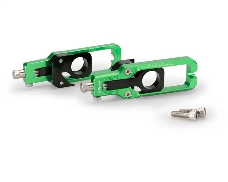 Tenditori catena Puig per Kawasaki ZX-10R 11-15 colore verde