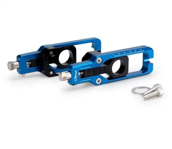 Tenditori catena Puig per Kawasaki ZX-10R 16-25 colore blu