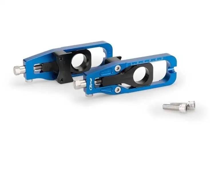 Tenditori catena Puig per Kawasaki ZX-6R 636 13-17 colore blu