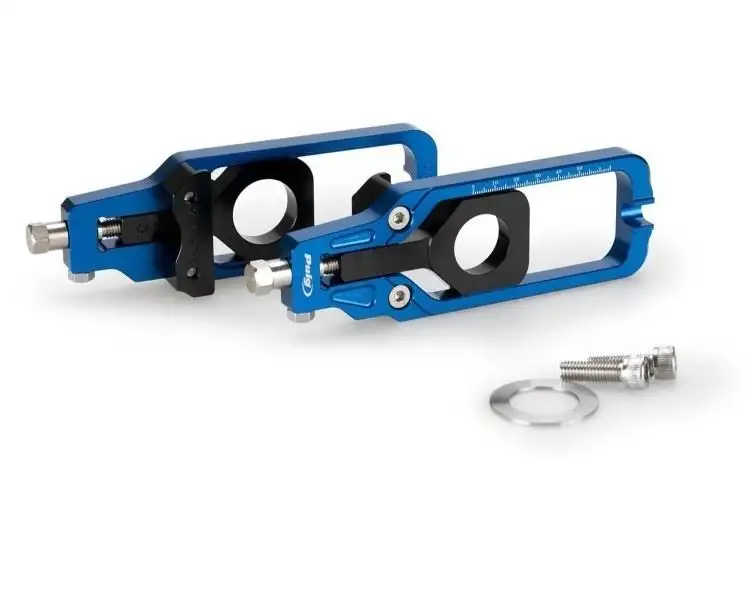 Tenditori catena Puig per Suzuki GSX-R 1000 09-16 colore blu