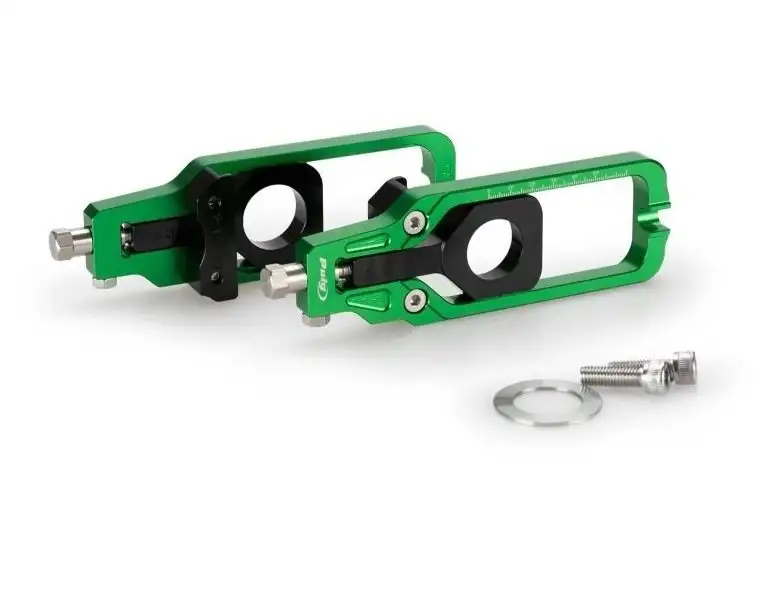 Tenditori catena Puig per Suzuki GSX-R 1000 09-16 colore verde