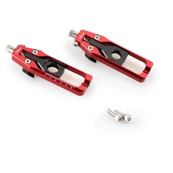 Tenditori catena Puig per Yamaha Tracer 900 Y-AMT 2025 colore rosso
