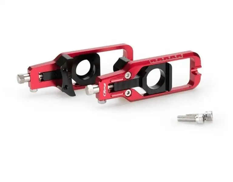 Tenditori catena Puig per Yamaha R1 09-14 colore rosso
