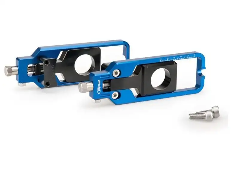 Tenditori catena Puig per Yamaha R1 20-24 colore blu