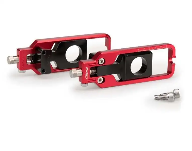 Tenditori catena Puig per Yamaha R1 Race 24-25 colore rosso