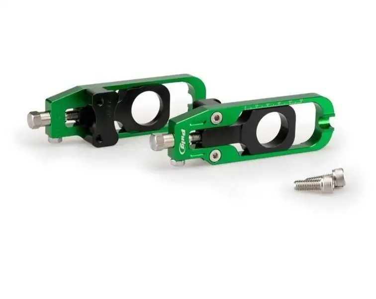 Tenditori catena Puig per yamaha tracer 9 900 gt plus 2025 colore verde